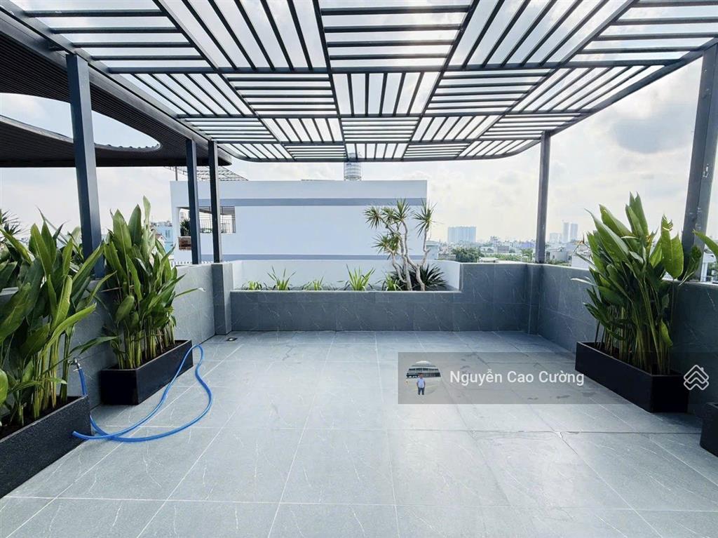 Nhà phố thiết kế đẹp luxury 5x15m 1lững 3 lầu thạnh lộc 37 gần uỷ ban phường, cấp 3 thạnh lộc