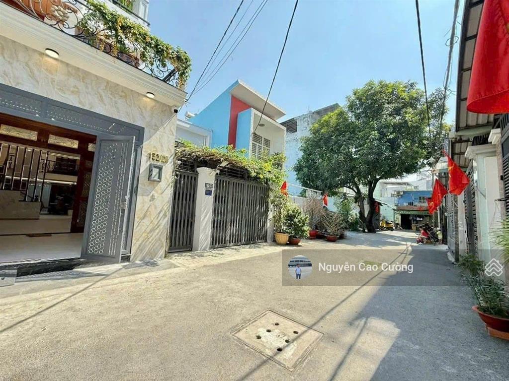 Bán nhà đẹp 5x21m 1trệt 2lầu hẻm 6m 1/ dương thị mười gần bệnh viện q12