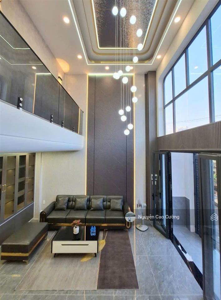 Bán nhà xây mới 5.5x10m 1 lửng 3 lầu, đường thạnh lộc 15 ngay ngã tư ga giáp gò vấp