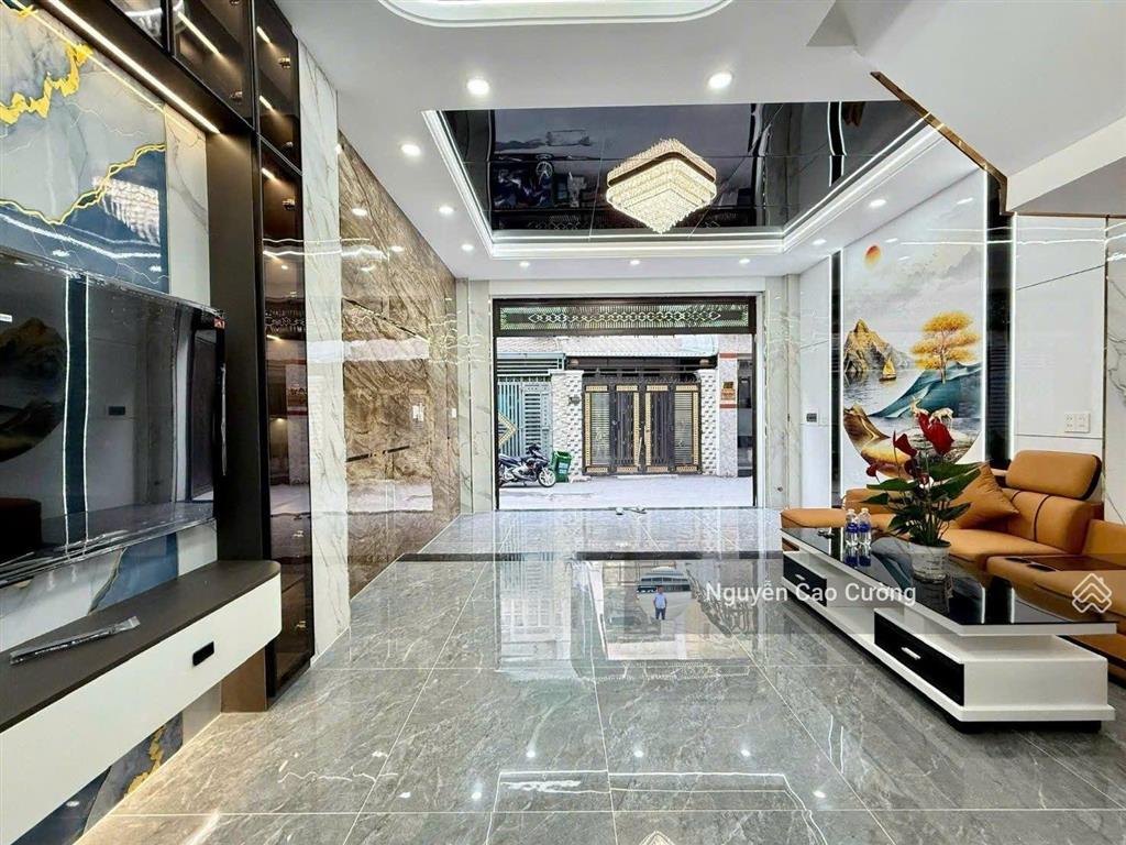 Nhà phố 5x13m đúc 1 trệt 3 lầu hẻm 5m 1/ ngắn nguyễn thị kiểu gần tiểu học lê văn thọ, giáp gò vấp