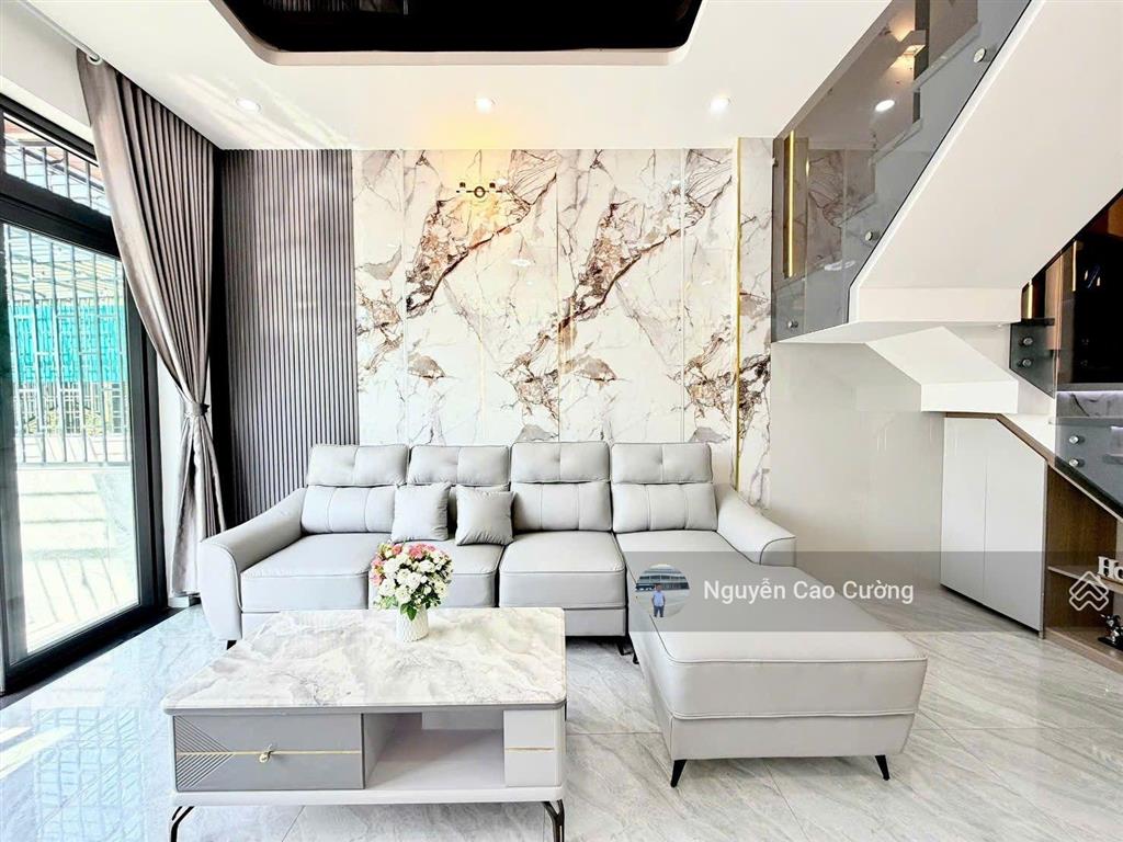 Bán nhà mặt tiền view sông vàm thuật 4x25m đúc 3 lầu hẻm 6m thông hà huy giáp