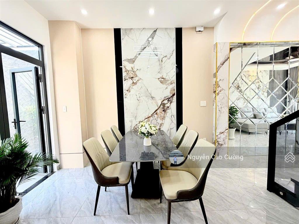 Bán nhà mặt tiền view sông vàm thuật 4x25m đúc 3 lầu hẻm 6m thông hà huy giáp