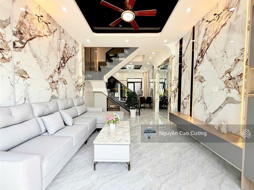 Bán nhà mặt tiền view sông vàm thuật 4x25m đúc 3 lầu hẻm 6m thông hà huy giáp