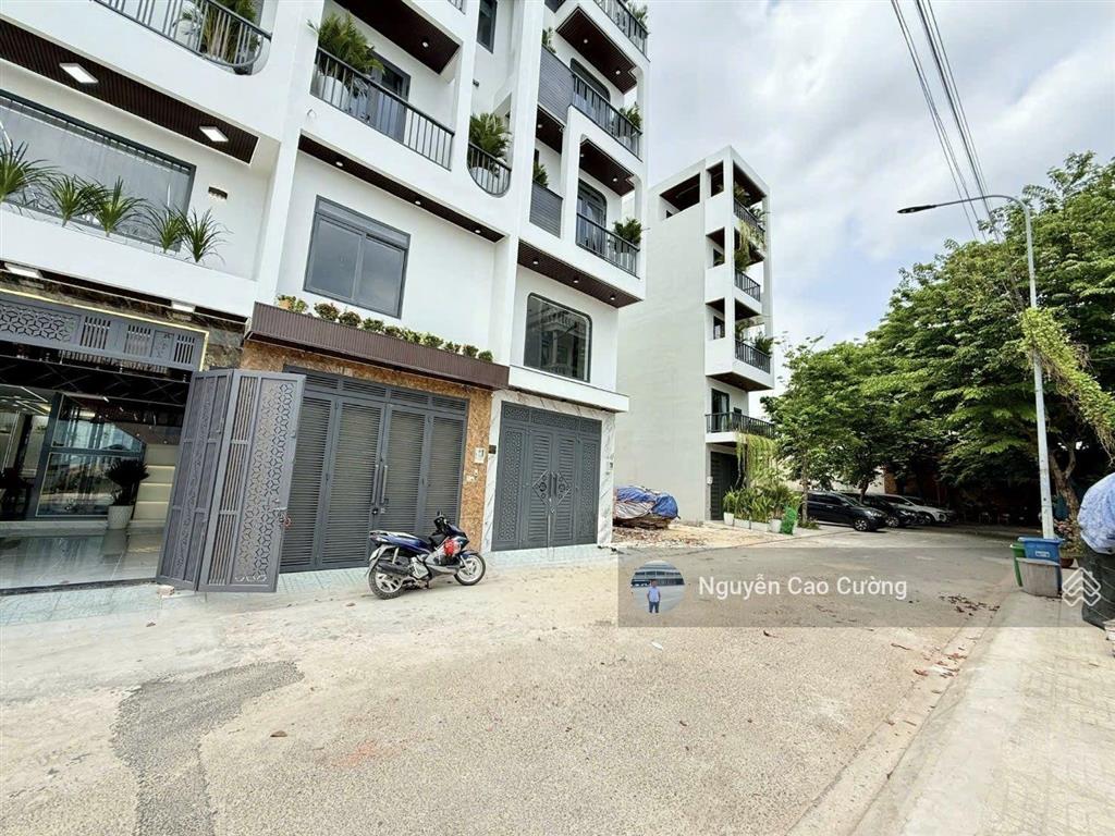 Nhà phố thang máy 4x16m đúc 1 lửng 3 lầu đường 14m điện nước âm khu đồng bộ thới an 16, p. thới an