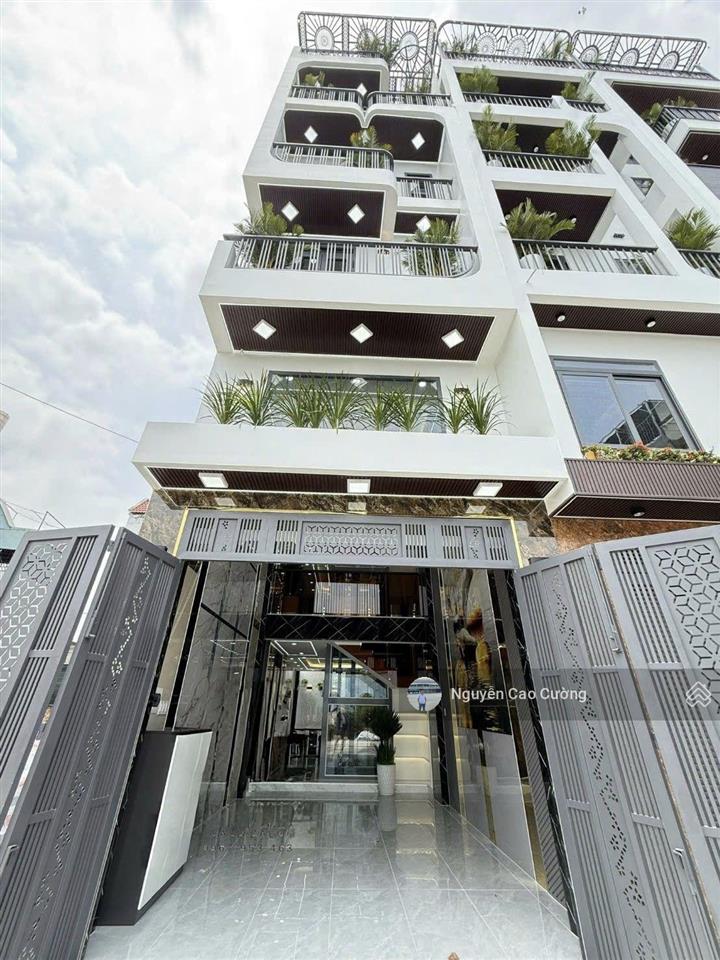 Nhà phố thang máy 4x16m đúc 1 lửng 3 lầu đường 14m điện nước âm khu đồng bộ thới an 16, p. thới an