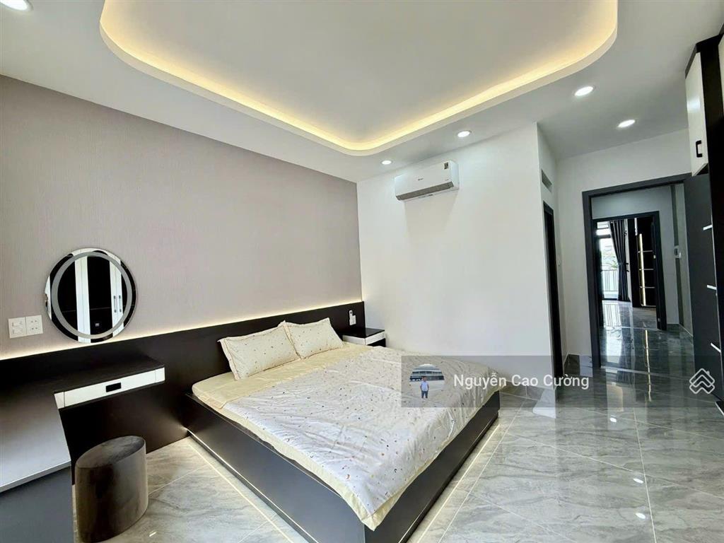 Nhà phố thang máy 4x16m đúc 1 lửng 3 lầu đường 14m điện nước âm khu đồng bộ thới an 16, p. thới an
