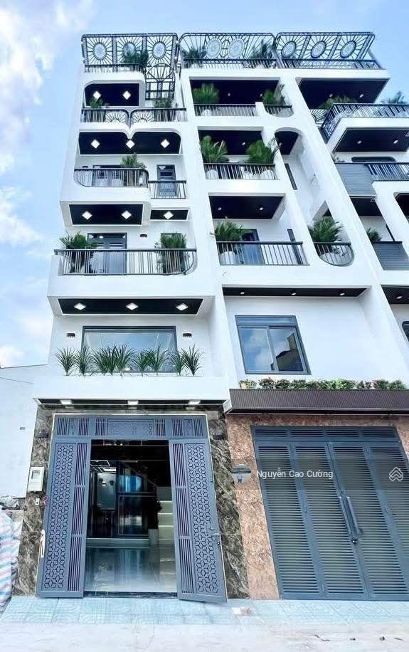 Nhà phố thang máy 4x16m đúc 1 lửng 3 lầu đường 14m điện nước âm khu đồng bộ thới an 16, p. thới an