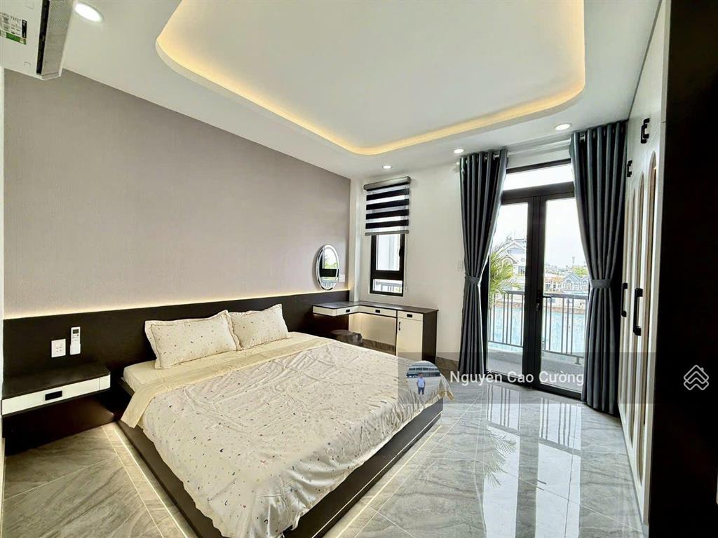 Nhà phố thang máy 4x16m đúc 1 lửng 3 lầu đường 14m điện nước âm khu đồng bộ thới an 16, p. thới an