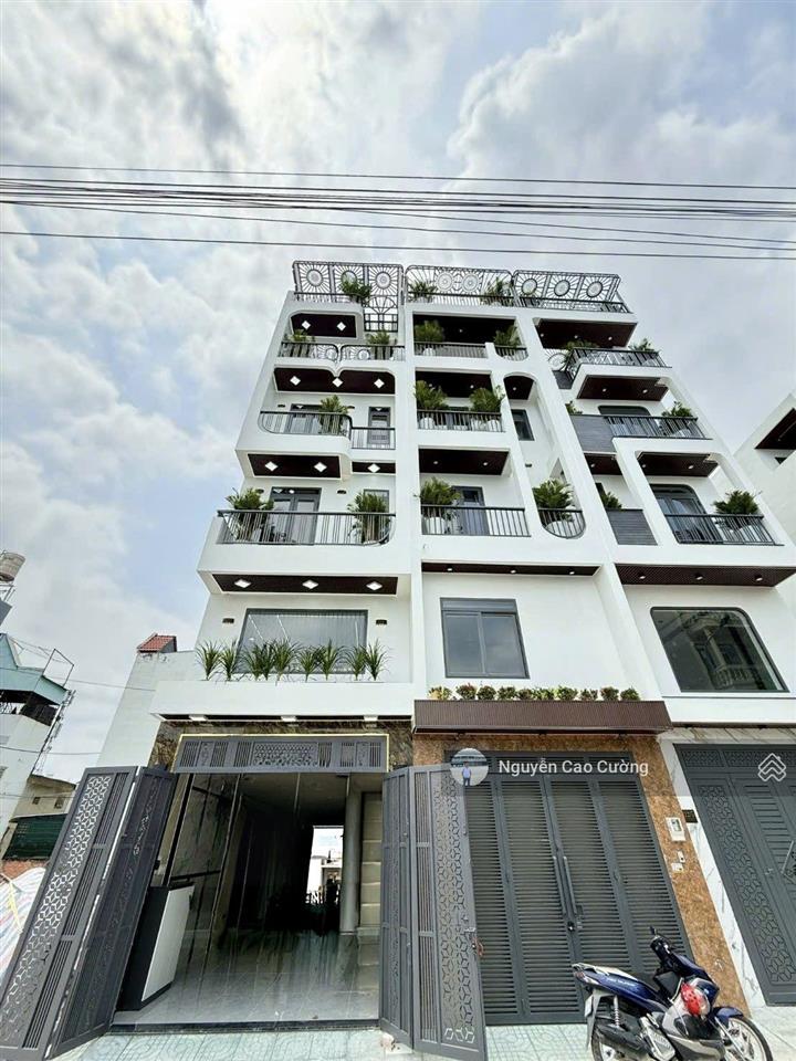 Nhà phố thang máy 4x16m đúc 1 lửng 3 lầu đường 14m điện nước âm khu đồng bộ thới an 16, p. thới an