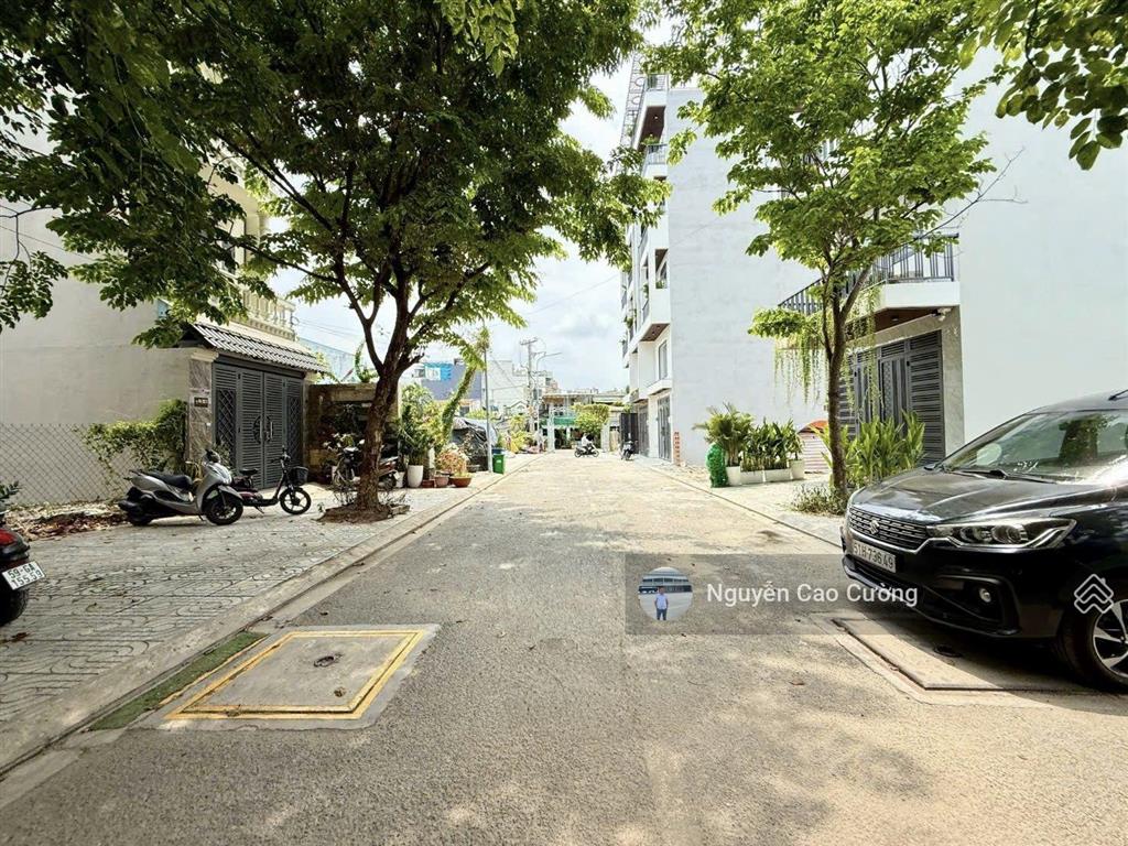 Nhà phố thang máy 4x16m đúc 1 lửng 3 lầu đường 14m điện nước âm khu đồng bộ thới an 16, p. thới an