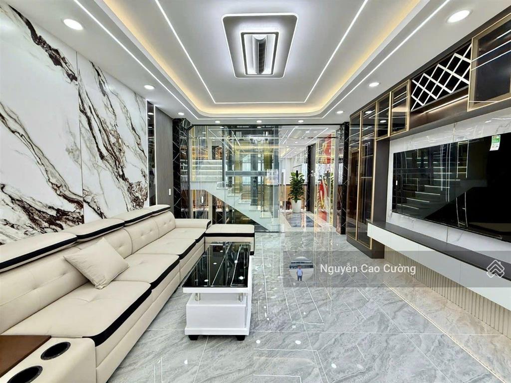 Nhà phố thang máy 4x16m đúc 1 lửng 3 lầu đường 14m điện nước âm khu đồng bộ thới an 16, p. thới an