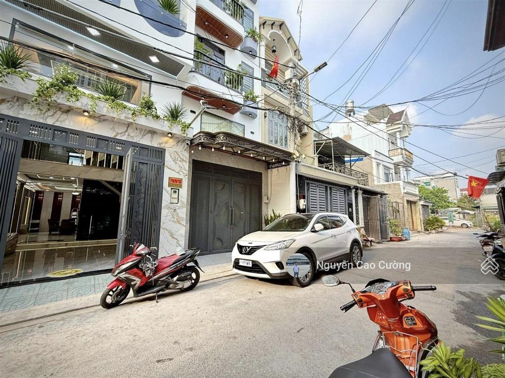 Siêu phẩm thang máy 5x15m 1lững 3 lầu đường 6m thới an 20 giáp gò vấp