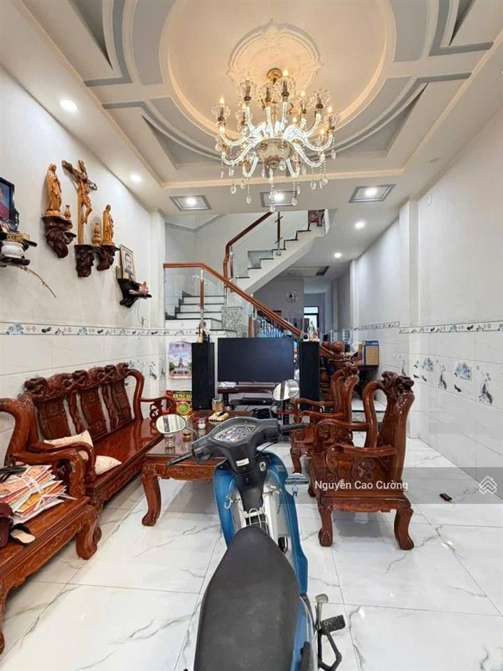 Bán nhà mặt tiền trần thi hè 4x27m, 1trệt 2 lầu, tiện vừa ở vừa làm văn phòng công ty