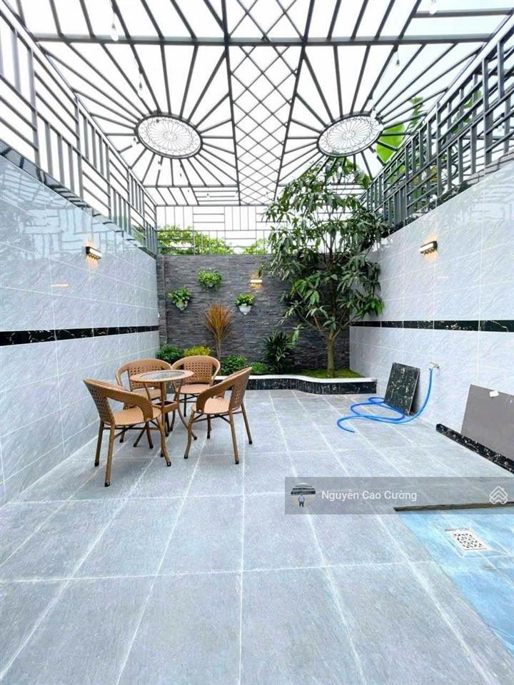 Nhà phố 4x26m 1trệt 3 lầu sân vườn rộng rãi thạnh xuân 24 gần tiểu học nguyễn văn thệ