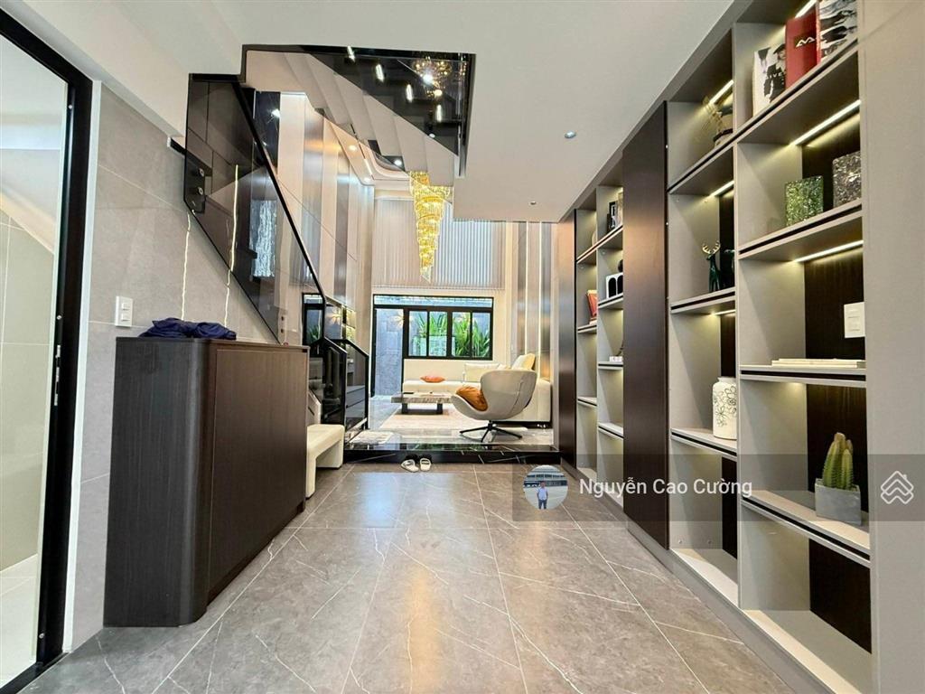 Nhà phố luxury mới đẹp 4x15m 1lững 3 lầu trần thị cờ , thới an
