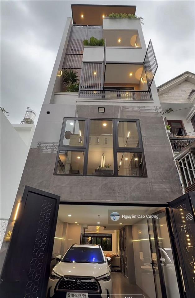 Nhà phố luxury mới đẹp 4x15m 1lững 3 lầu trần thị cờ , thới an