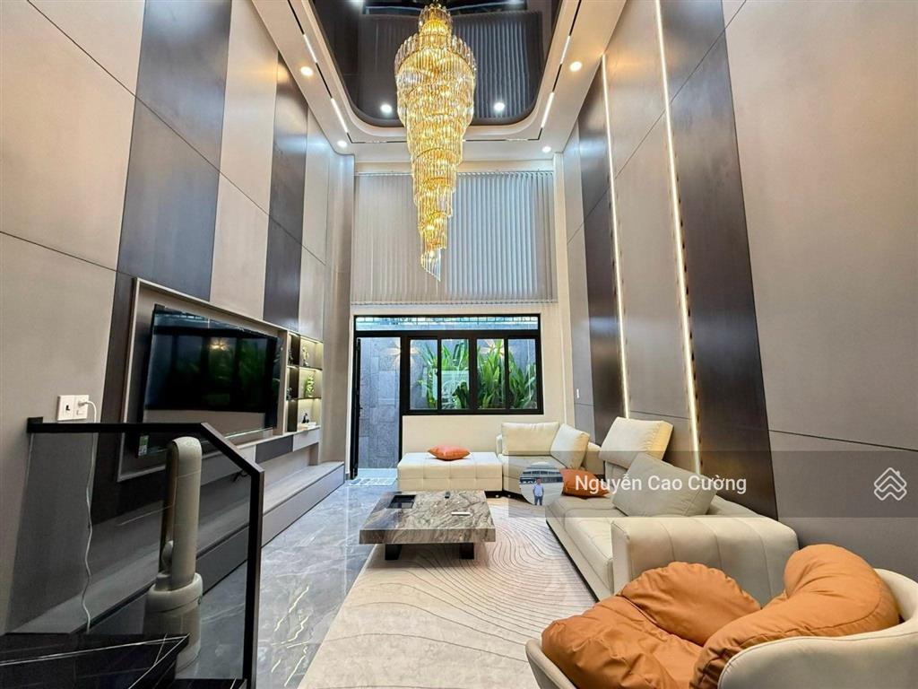 Nhà phố luxury mới đẹp 4x15m 1lững 3 lầu trần thị cờ , thới an