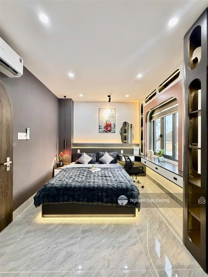 Siêu phẩm thang máy 1lững 3 lầu ngang 5m đường dương thị mười gần bệnh viện q12
