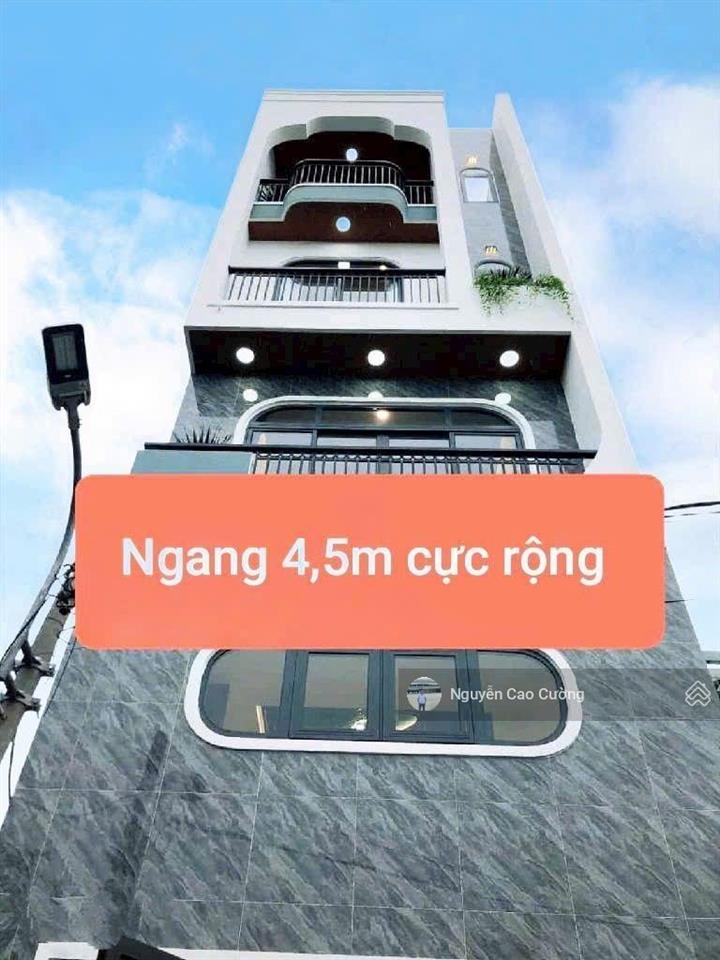 Giảm sốc 500tr, nhà ngang 4,5m 1 lửng 3 lầu hẻm 6m 1/nguyễn ảnh thủ gần chợ, gần khu dự án pigroup
