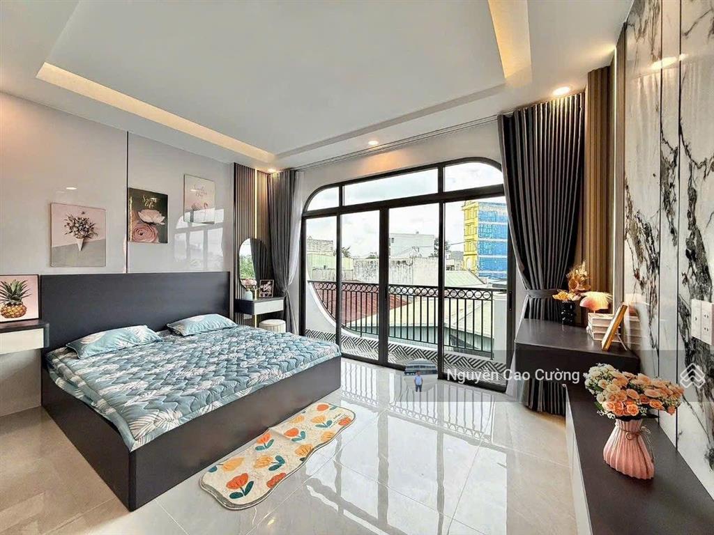 Giảm sốc 500tr, nhà ngang 4,5m 1 lửng 3 lầu hẻm 6m 1/nguyễn ảnh thủ gần chợ, gần khu dự án pigroup