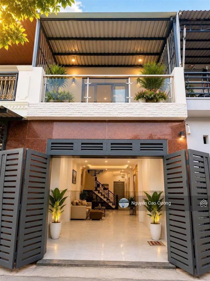 Mặt tiền nhánh hẻm 8m thông lâm thị hố, 4x20m 1 trệt 2 lầu tiện buôn bán, mở văn phòng công ty