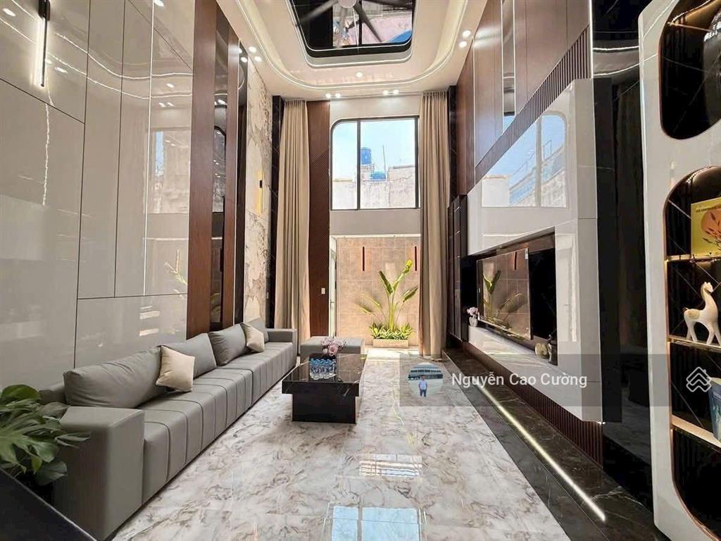 Siêu phẩm thang máy giá tốt 4x15m 1 lửng 3 lầu đường 6m thông 1/ đường thạnh xuân 38
