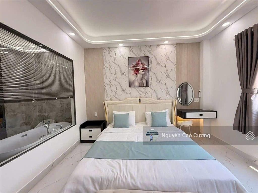 Siêu phẩm thang máy giá tốt 4x15m 1 lửng 3 lầu đường 6m thông 1/ đường thạnh xuân 38