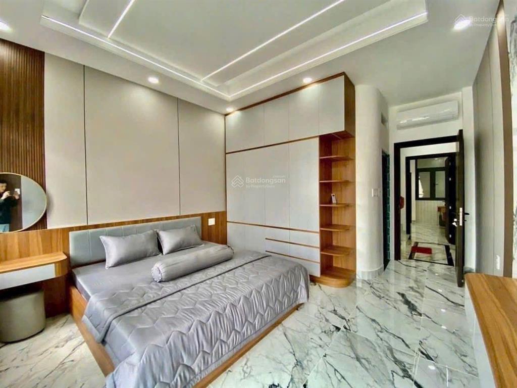 Nhà phố 4x14m, đường 8m thông 1 lửng 3 lầu tân thới hiệp 21 gần metro, gò vấp