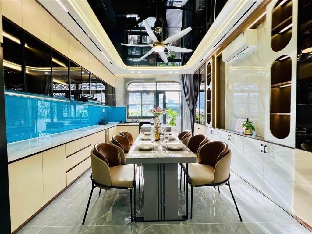 Siêu phẩm nhà phố mặt tiền thang máy 650kg, 4.2x25m đúc 6 tầng đông hưng thuận 22  nguyễn văn quá