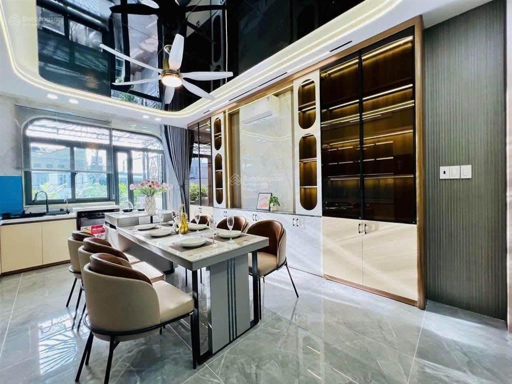Siêu phẩm nhà phố mặt tiền thang máy 650kg, 4.2x25m đúc 6 tầng đông hưng thuận 22  nguyễn văn quá