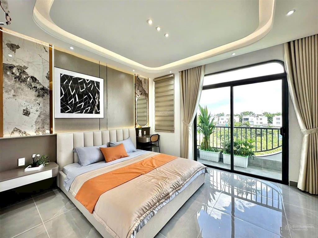 Nhà đẹp mặt tiền thới an 33 (hẻm 338 lê thị riêng) 4,5x16m 1 lửng 3 lầu gần cấp 3 nguyễn trung trực