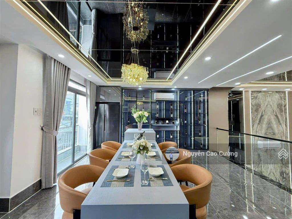 Siêu phẩm góc 2 mặt tiền 6x12m thang máy xịn xò, đi bộ ra chợ thiếc đường lê văn khương q12