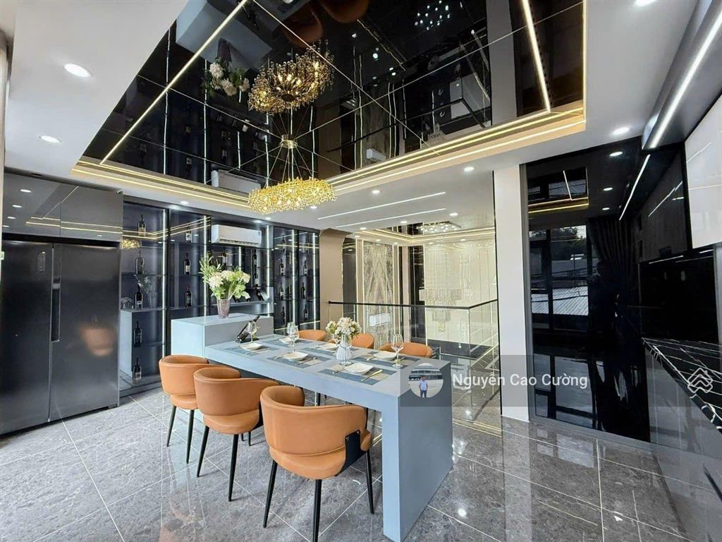 Siêu phẩm góc 2 mặt tiền 6x12m thang máy xịn xò, đi bộ ra chợ thiếc đường lê văn khương q12