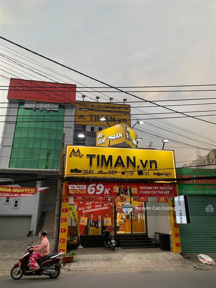 Mặt tiền nguyễn ảnh thủ 6,2x27m đúc 1 lửng 2 lầu đoạn kinh doanh sầm uất nhất q12