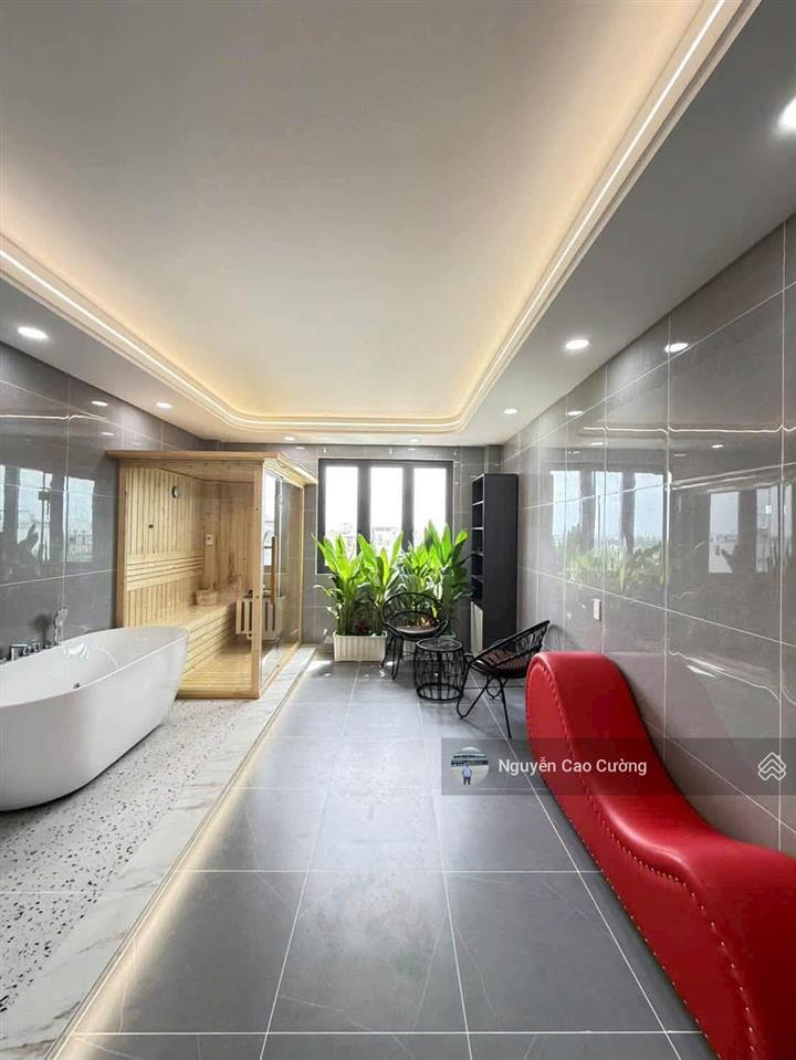 Siêu phẩm mặt tiền thang máy 4x28m thạnh xuân 22 đúc 1 lửng 4 lầu