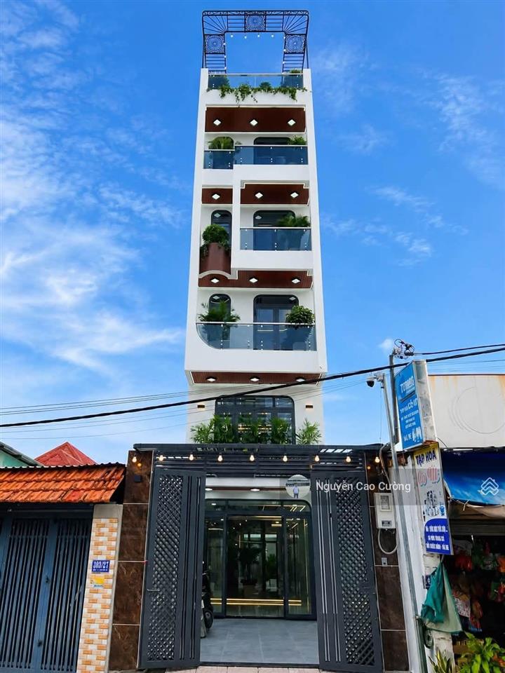 Siêu phẩm mặt tiền thang máy 4x28m thạnh xuân 22 đúc 1 lửng 4 lầu
