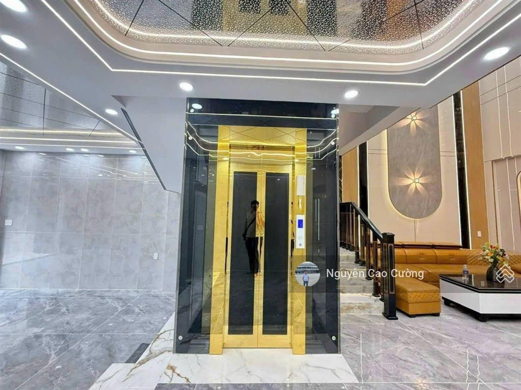 Siêu phẩm thang máy đẹp u mê 5,5x15m 1 lửng 3 lầu đường 8m khu an ninh thạnh xuân 38 shunrise