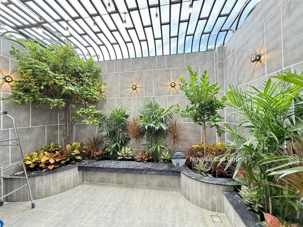 Nhà phố thang máy mặt tiền đường (đường d35 mới) thạnh xuân 23 4x21m 1 lửng 3 lầu đường 10m thông