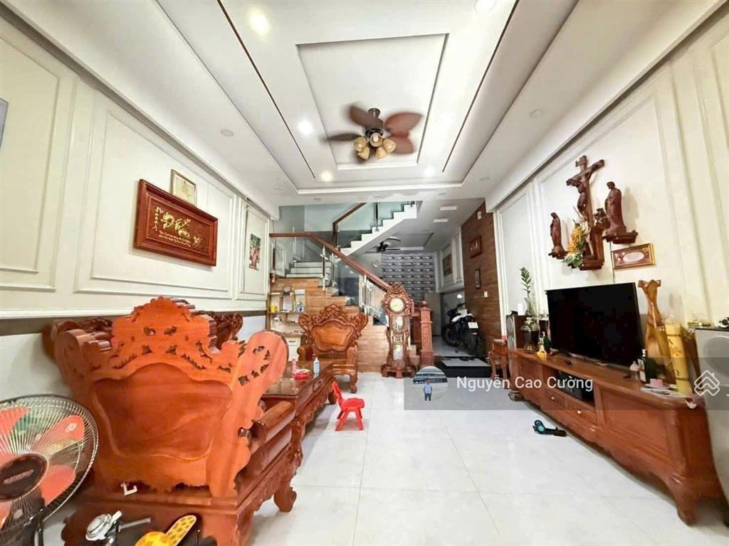 Nhà đường tân thới hiệp 21 đang mở rộng 25m  100m2 ngang 5.2m xây ở đường 7m, sát gò vấp