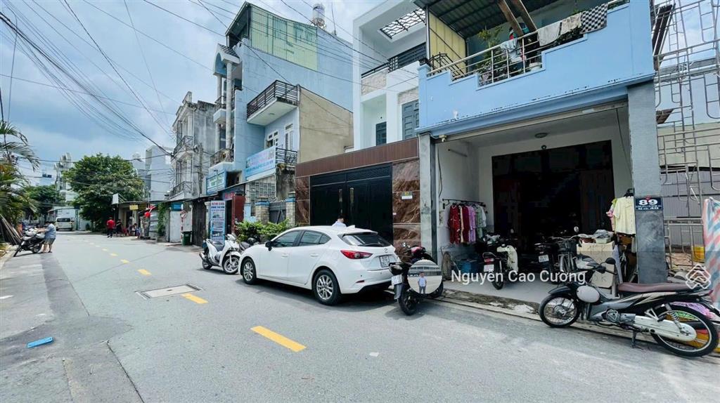 Nhà mặt tiền 5x15m tân thới hiệp 08 gần bệnh viện q12, chợ hạt điều vừa ở vừa làm văn phòng công ty
