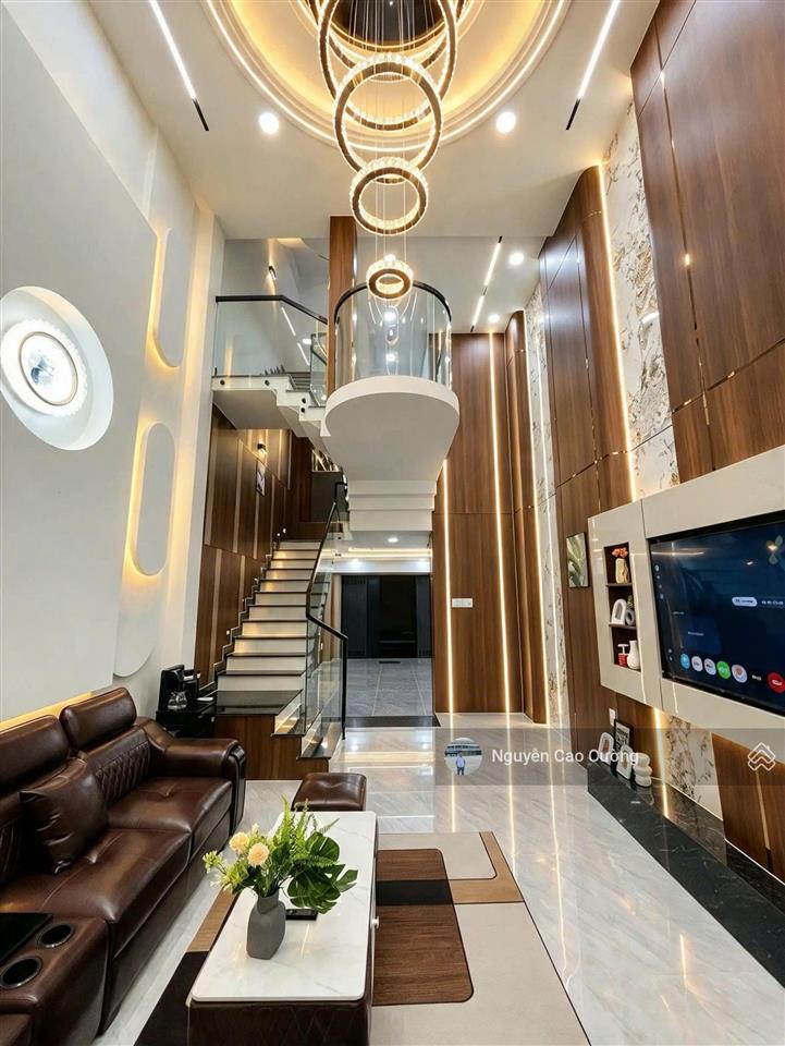 Nhà 4x17m 1 lửng 3 lầu, thiết kế flappyhome đẹp miễn chê, thạnh xuân 24 gần tiểu học nguyễn văn thệ