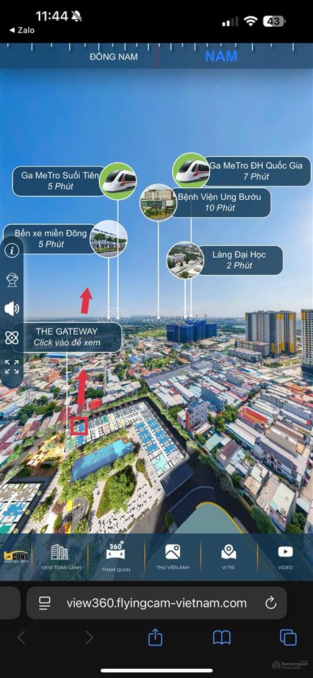 Suất nội bộ tầng 10 đông nam view xanh mát  bcons center city giá trực tiếp cđt
