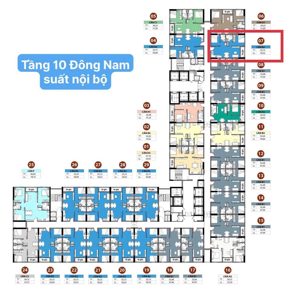 Suất nội bộ tầng 10 đông nam view xanh mát  bcons center city giá trực tiếp cđt
