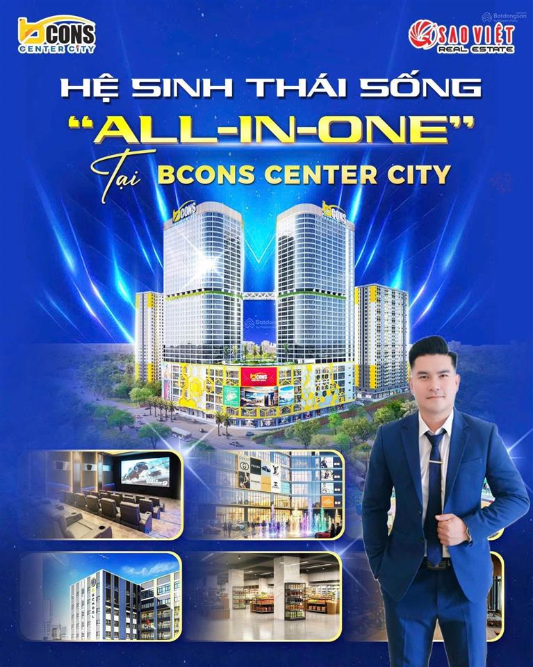 Suất nội bộ tầng 10 đông nam view xanh mát  bcons center city giá trực tiếp cđt