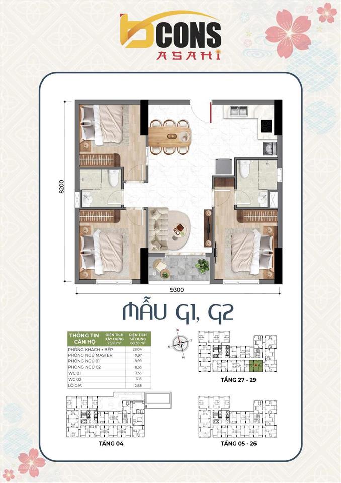 Hàng sang nhượng giá cực tốt, vốn chỉ 20% 450tr, 0% lãi suất tới nhận nhà