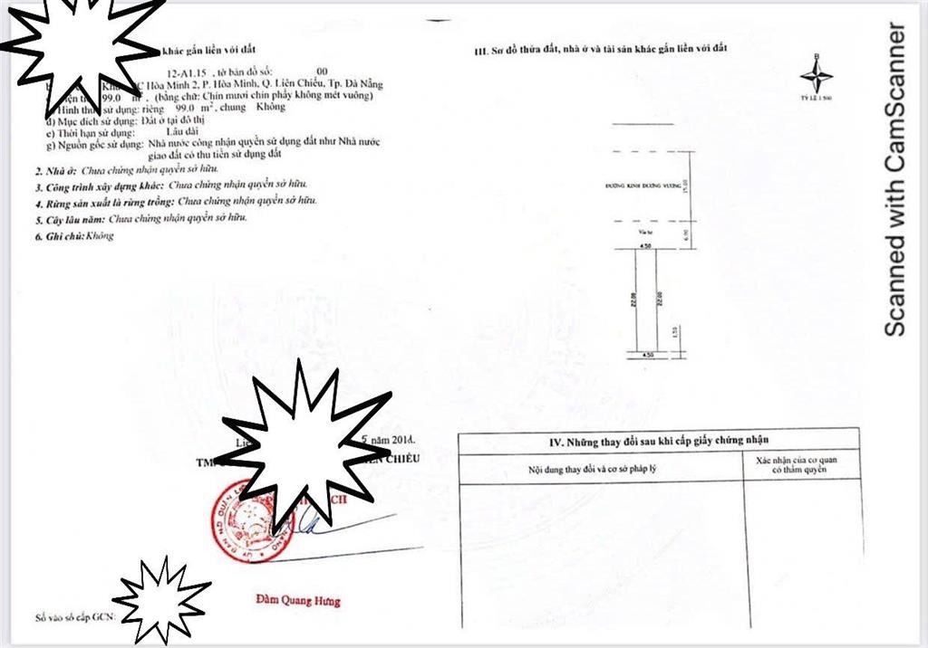 Bán đất mặt tiền đường lý thái tông, liên chiểu, đà nẵng