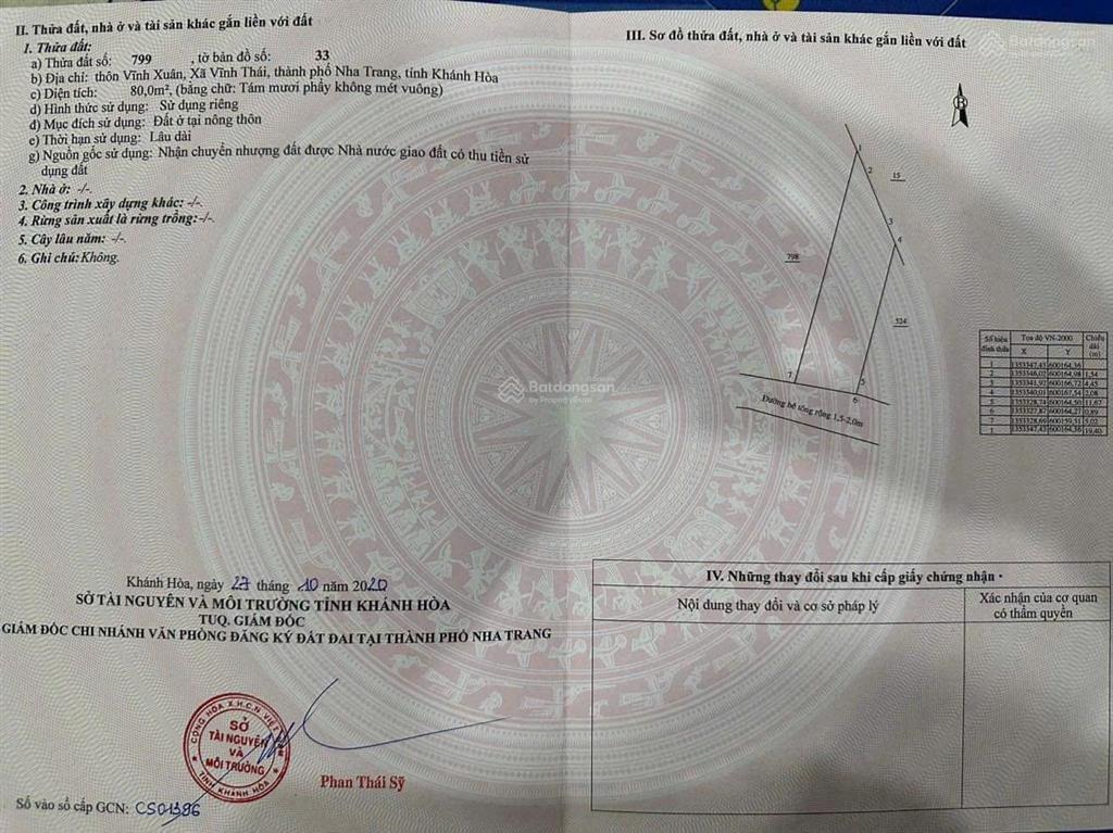 Bán lô đất vĩnh thái đất dân khu dân cư đông đúc cách biển chỉ 5p