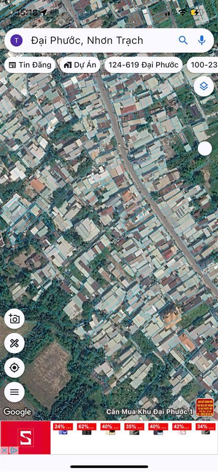 Giá bán nhanh đất đẹp đại phước 195.5m2 full thổ cư, 2 mặt tiền, dân cư đông, sổ hồng riêng