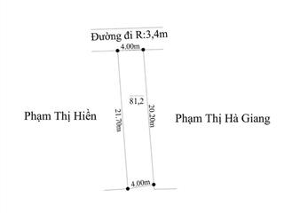 Bán lô 81m đường thông cách tại phường hoa động kết nối giữa hoàng huy và doji