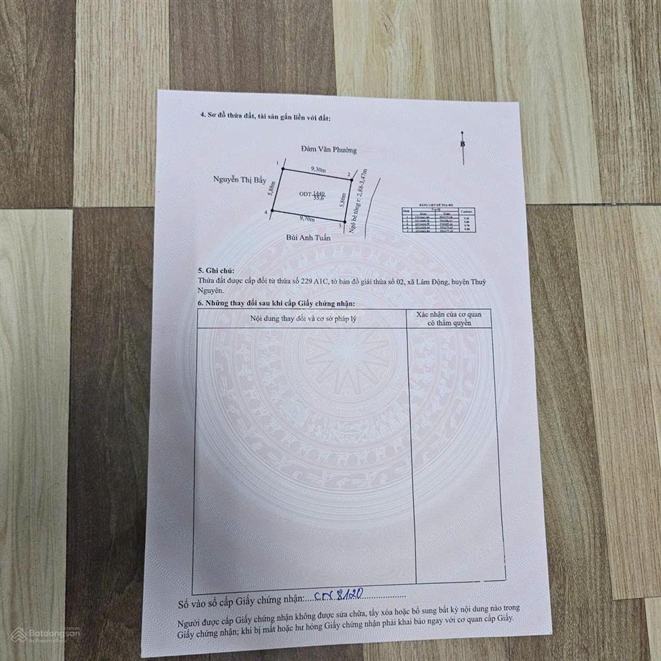 Chỉ 1,4xty sở hữu 55,6 m lâm động, thuỷ nguyên, hải phòng